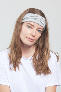 Light Gray Mono - Double Layered - Headband