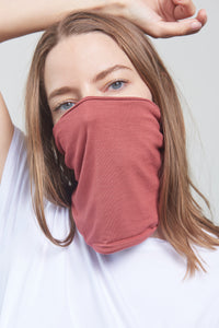 Brick Red Mono - Double Layered - Mask