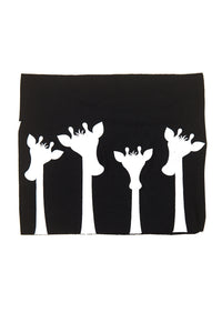 Giraffes - Pitch Black - mask, gaiter, headband