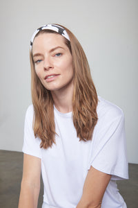 Giraffes - White - headband