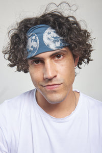 Moon Phases - Titanium Blue - Headband