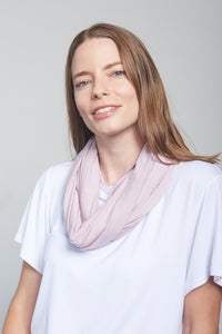 Infinity Scarf - Dusty Lavender - Wrapped