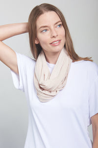 Infinity Scarf - Sand - Wrapped