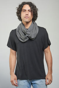 Infinity Scarf - Stone Gray - Wrapped