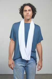 Infinity Scarf - White - Open
