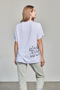 Super Soft T Print - Desert - White - Small - Back