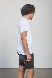 Super Soft T - White - Medium - Side
