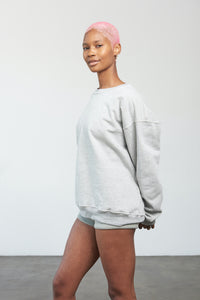Light Gray Crewneck Pullover