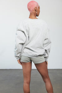Light Gray Crewneck Pullover