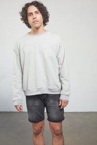 Light Gray Crewneck Pullover