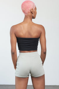 Super Soft Tube Top - Pitch Black - Back