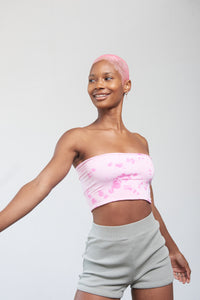 Super Soft Tube Top - Halotied Blossom - Front