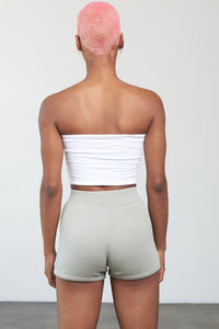 Super Soft Tube Top - White - Back